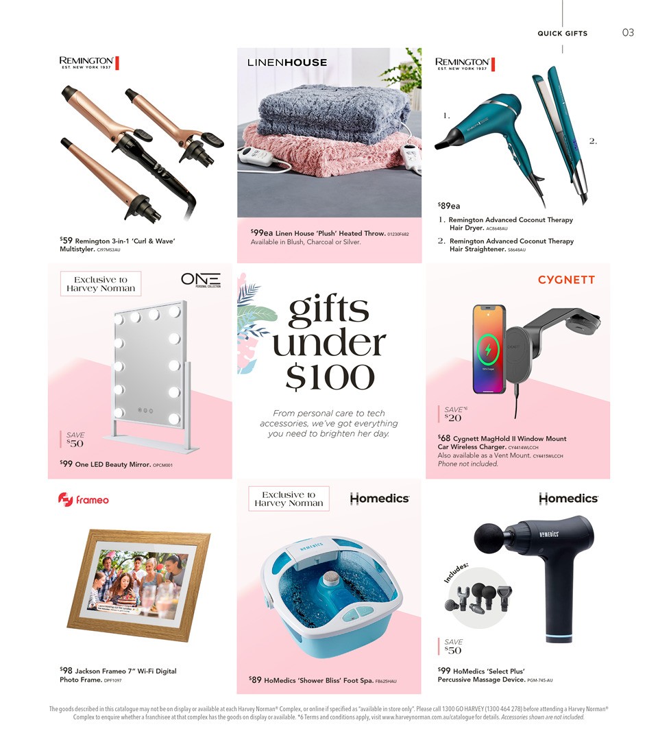 Harvey Norman Mother's Day Catalogues from 3 May