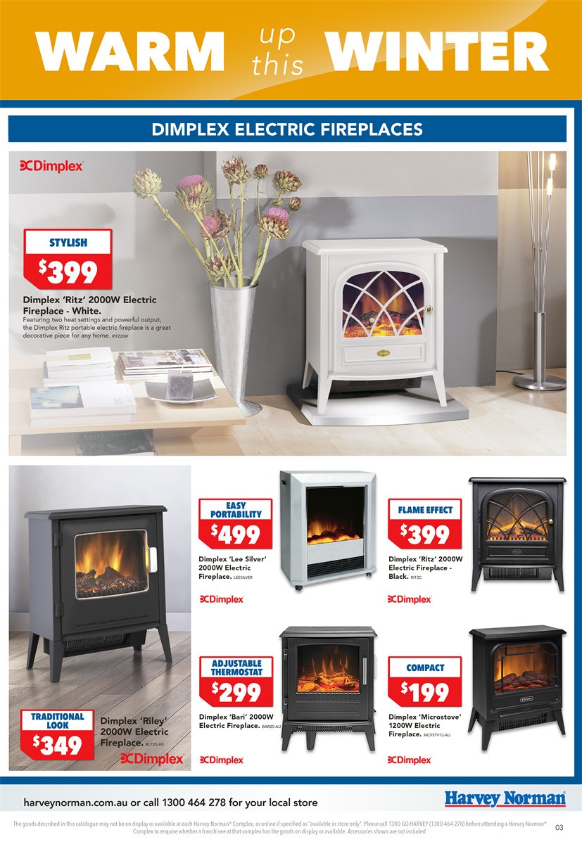 Harvey Norman Warm Up This Winter Catalogues from 1 May