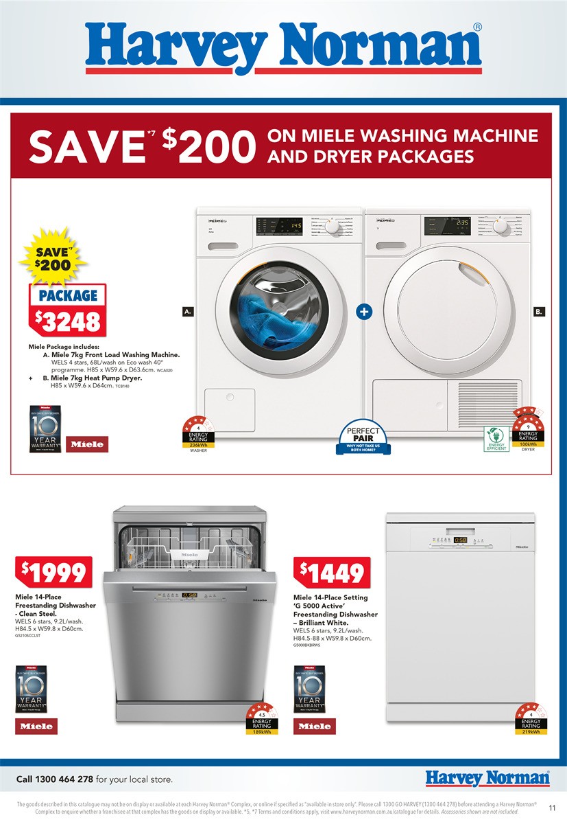 Harvey Norman Home Appliance May Catalogues from 11 May