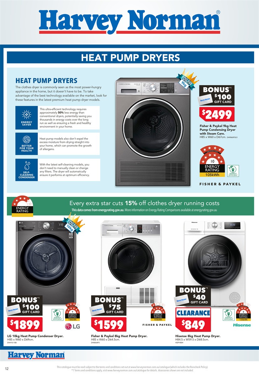 Harvey Norman Home Appliance May Catalogues from 11 May