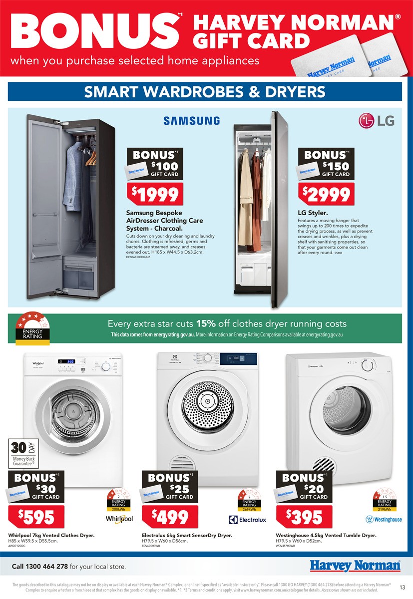 Harvey Norman Home Appliance May Catalogues from 11 May