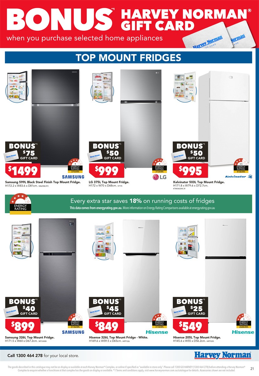 Harvey Norman Home Appliance May Catalogues from 11 May