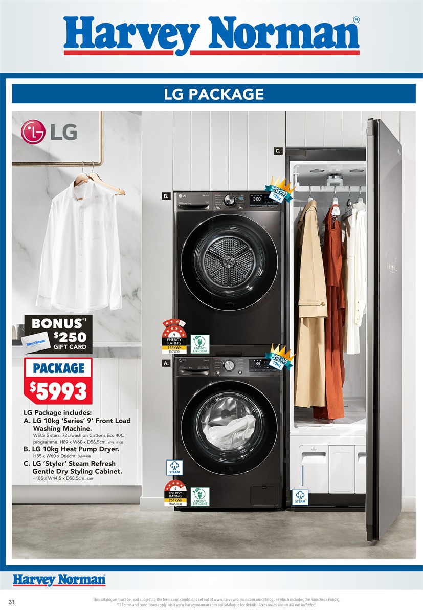 Harvey Norman Home Appliance May Catalogues from 11 May