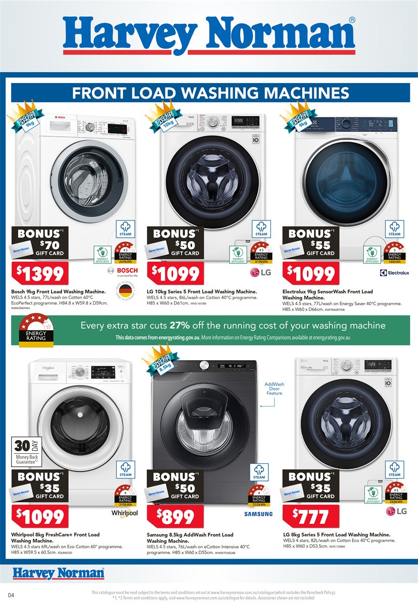 Harvey Norman Home Appliance May Catalogues from 11 May