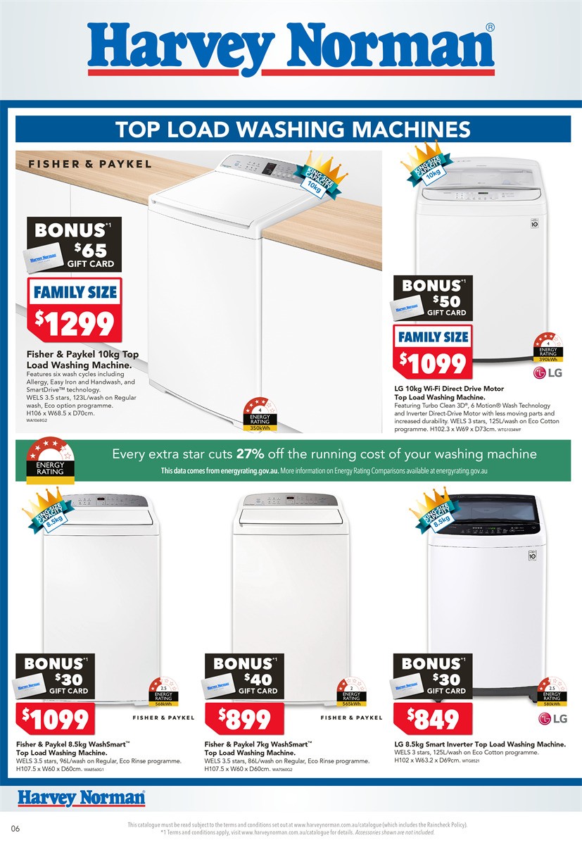 Harvey Norman Home Appliance May Catalogues from 11 May
