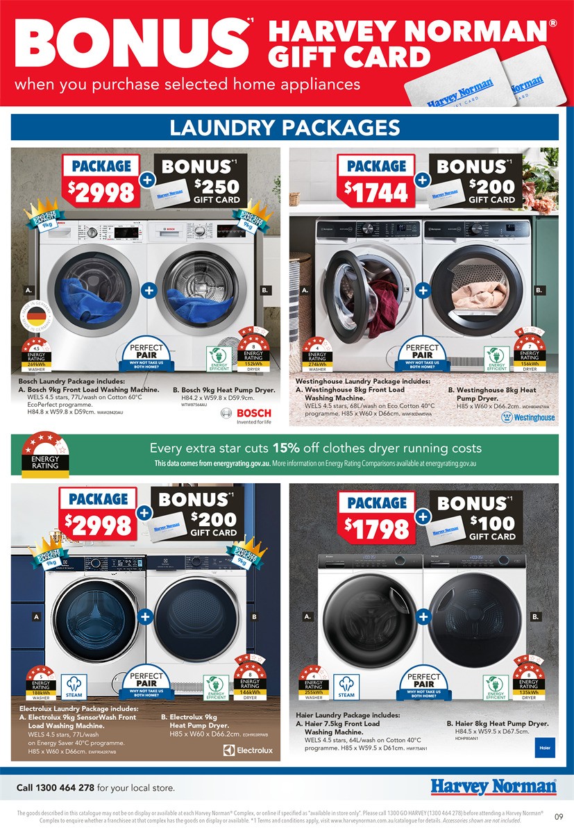 Harvey Norman Home Appliance May Catalogues from 11 May