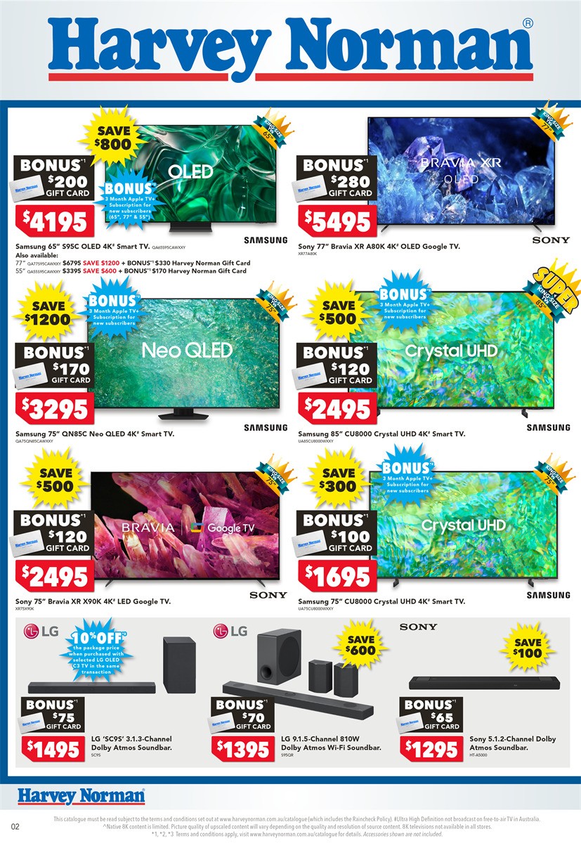 Harvey Norman Catalogues from 18 May