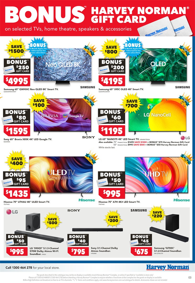 Harvey Norman Catalogues from 18 May