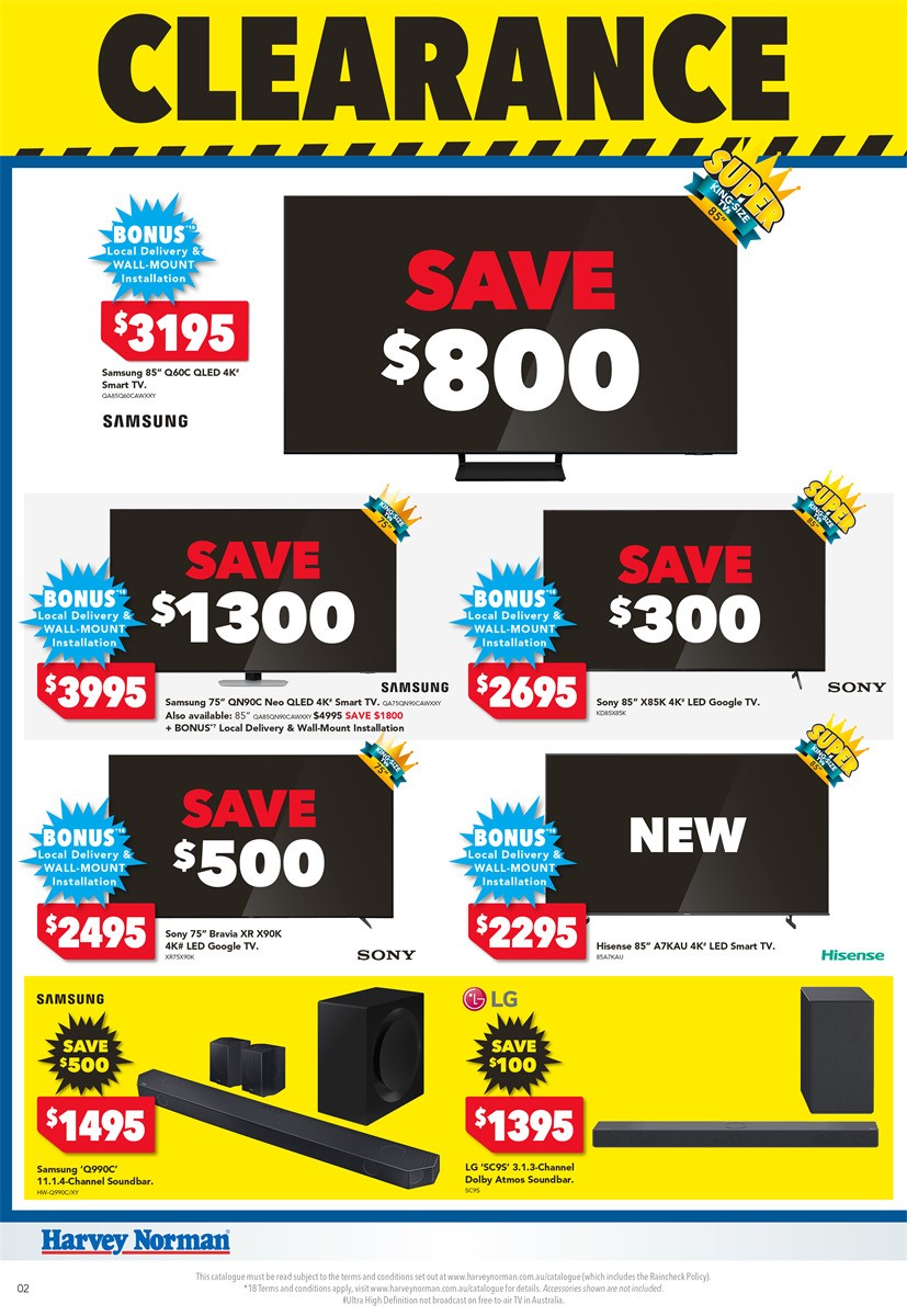 Harvey Norman June Clearance Catalogues from 1 June