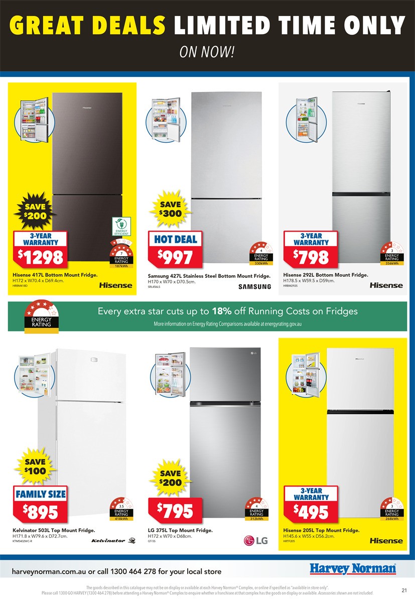 Harvey Norman June Clearance Catalogues from 1 June
