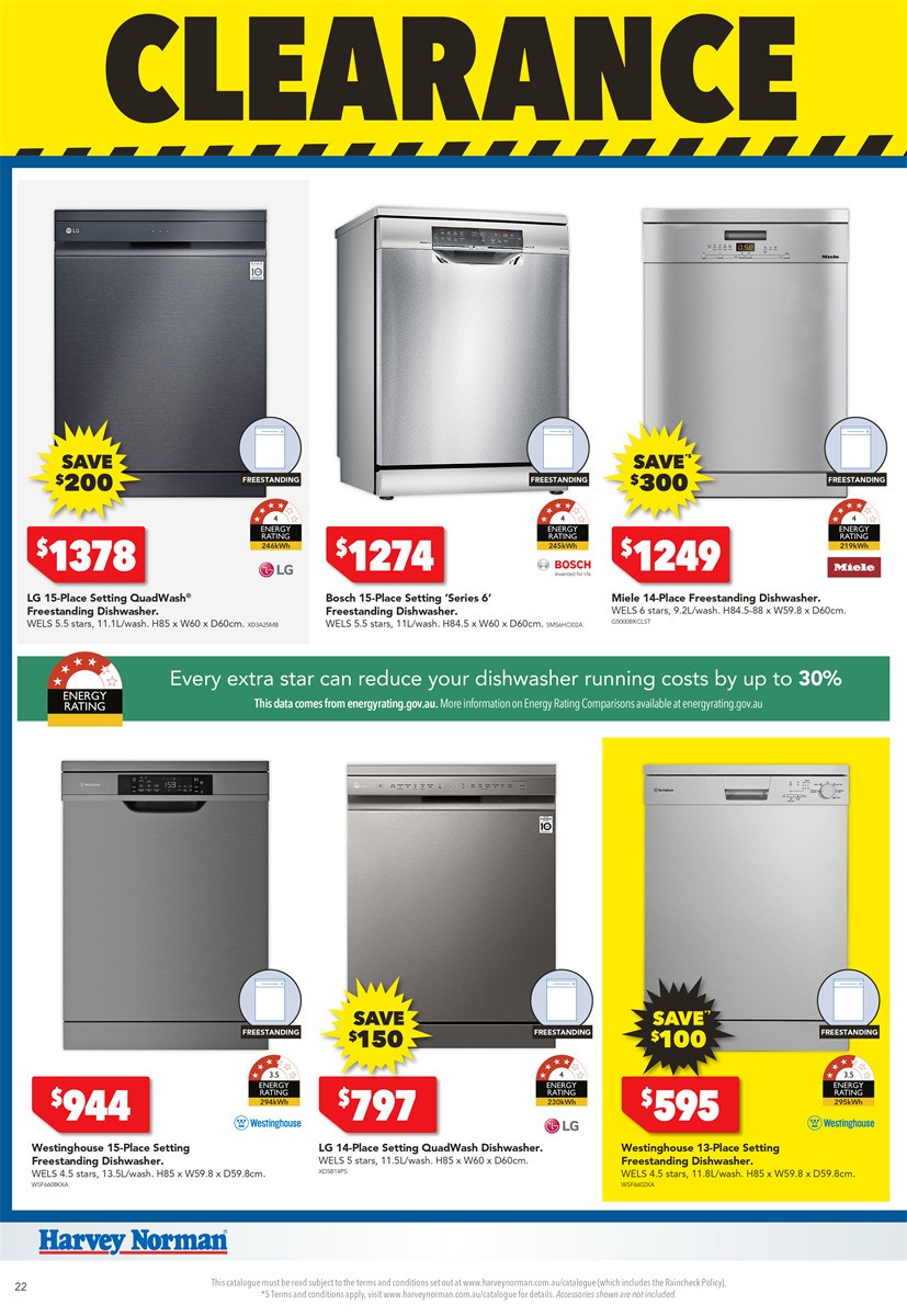 Harvey Norman June Clearance Catalogues from 1 June