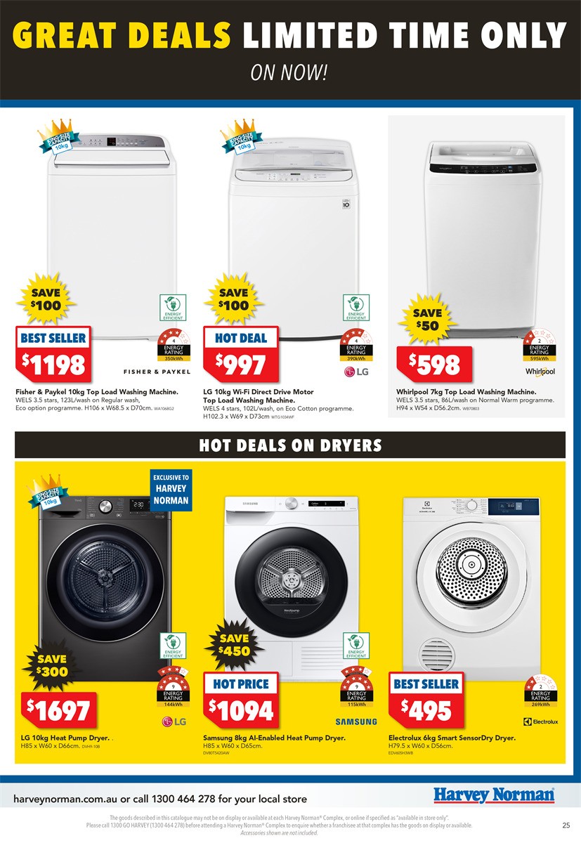 Harvey Norman June Clearance Catalogues from 1 June