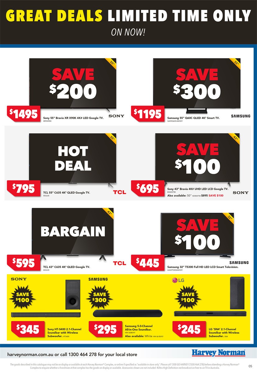 Harvey Norman June Clearance Catalogues from 1 June