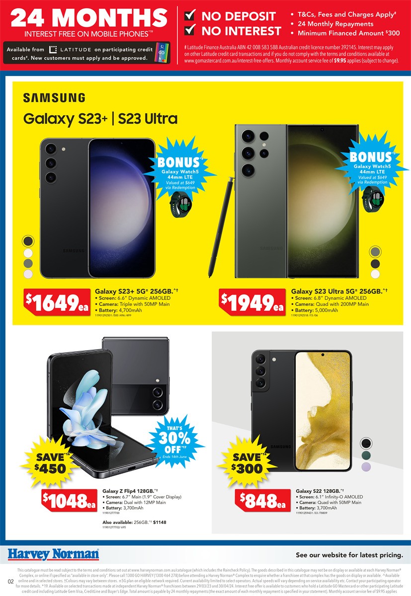 Harvey Norman Computer Clearance Catalogues from 6 June