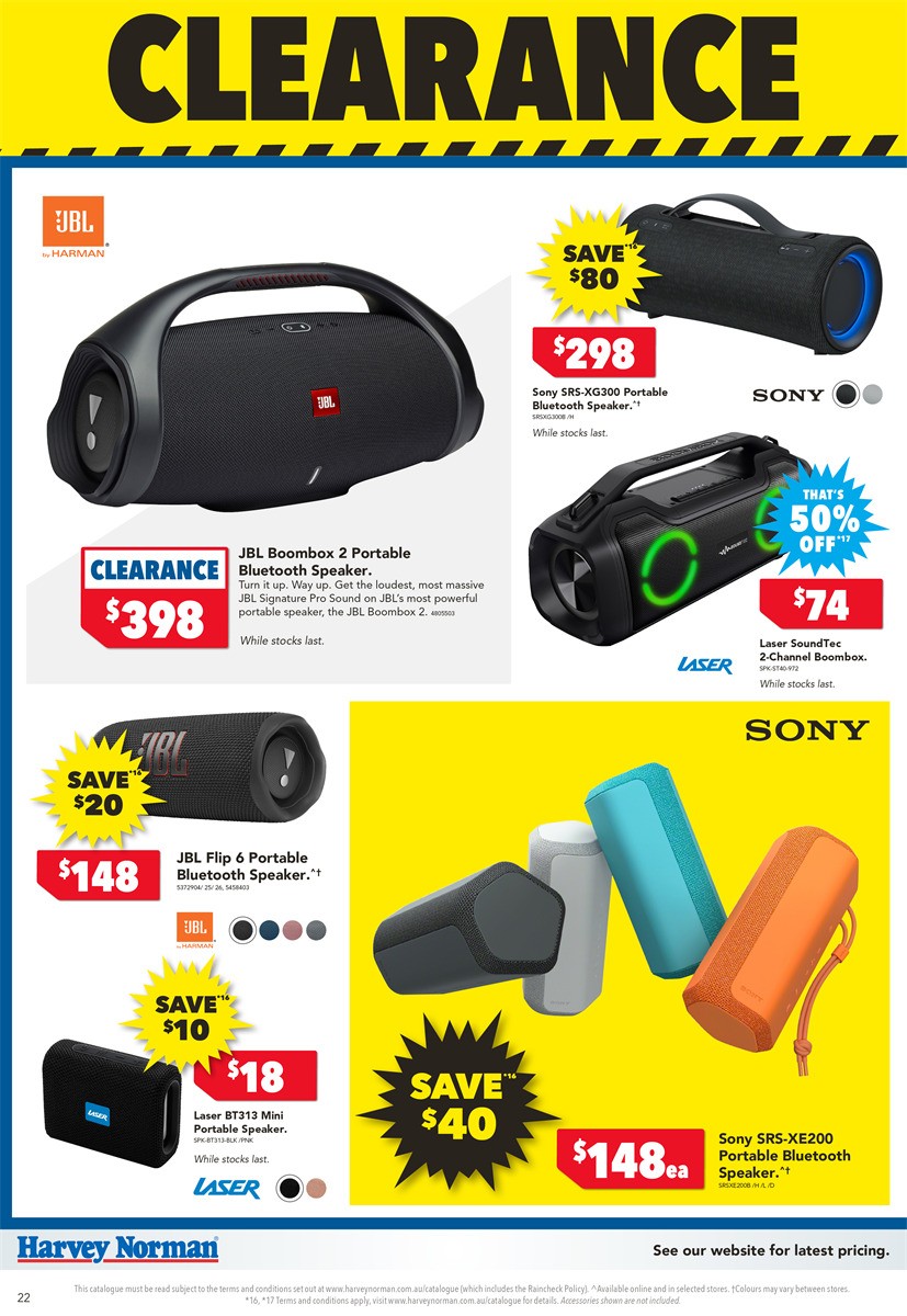 Harvey Norman Computer Clearance Catalogues from 6 June