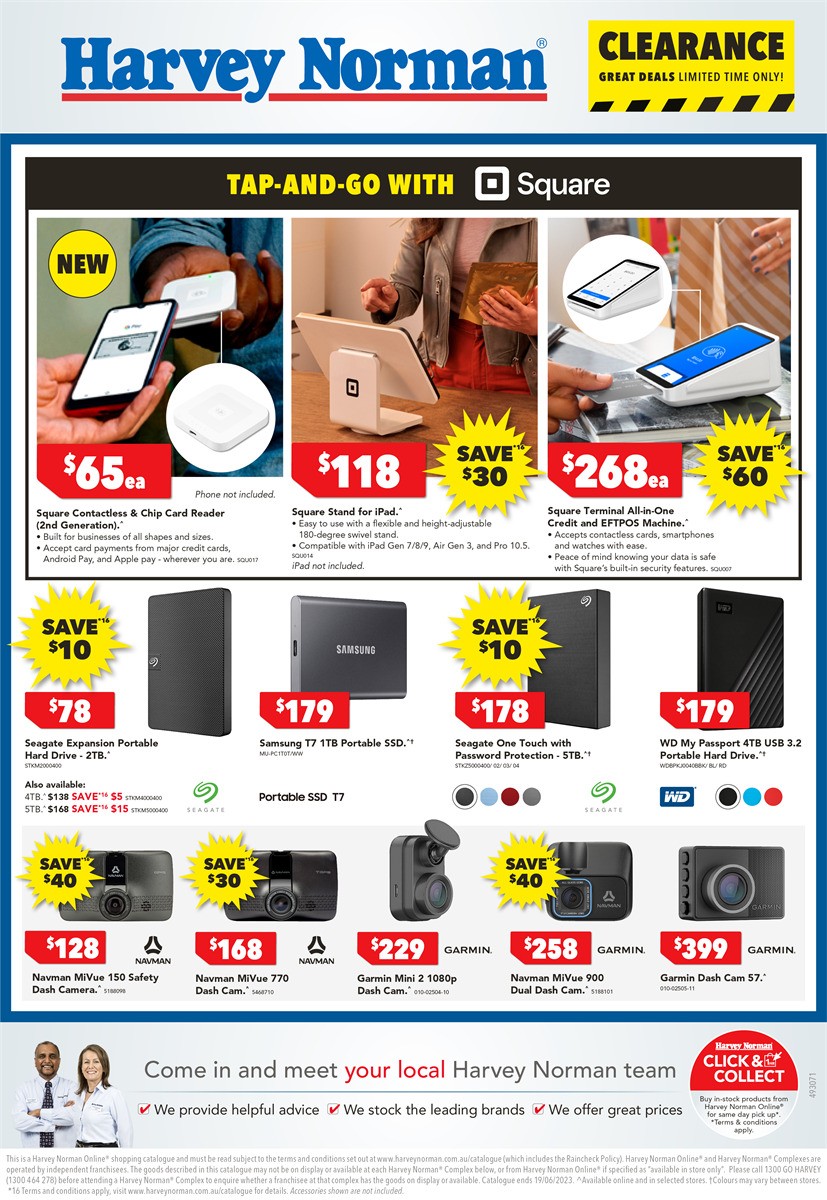 Harvey Norman Computer Clearance Catalogues from 6 June
