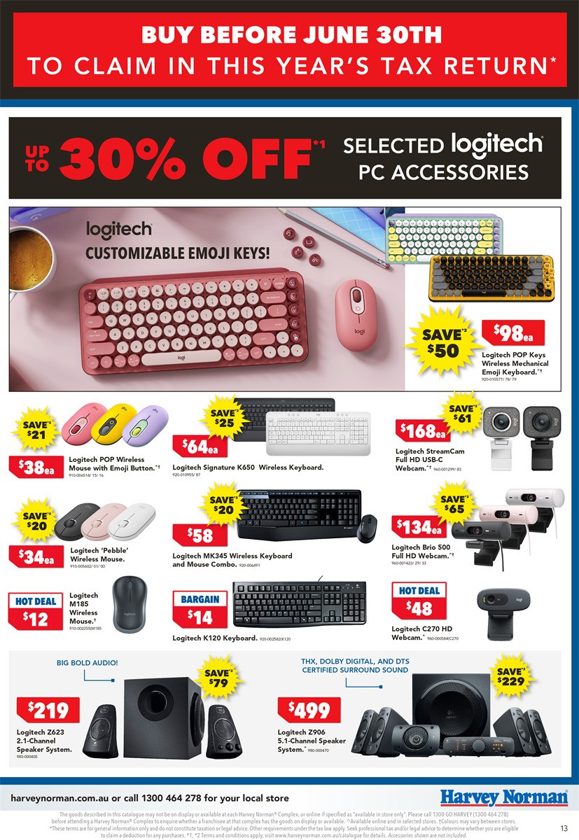 Harvey Norman Catalogues from 21 June