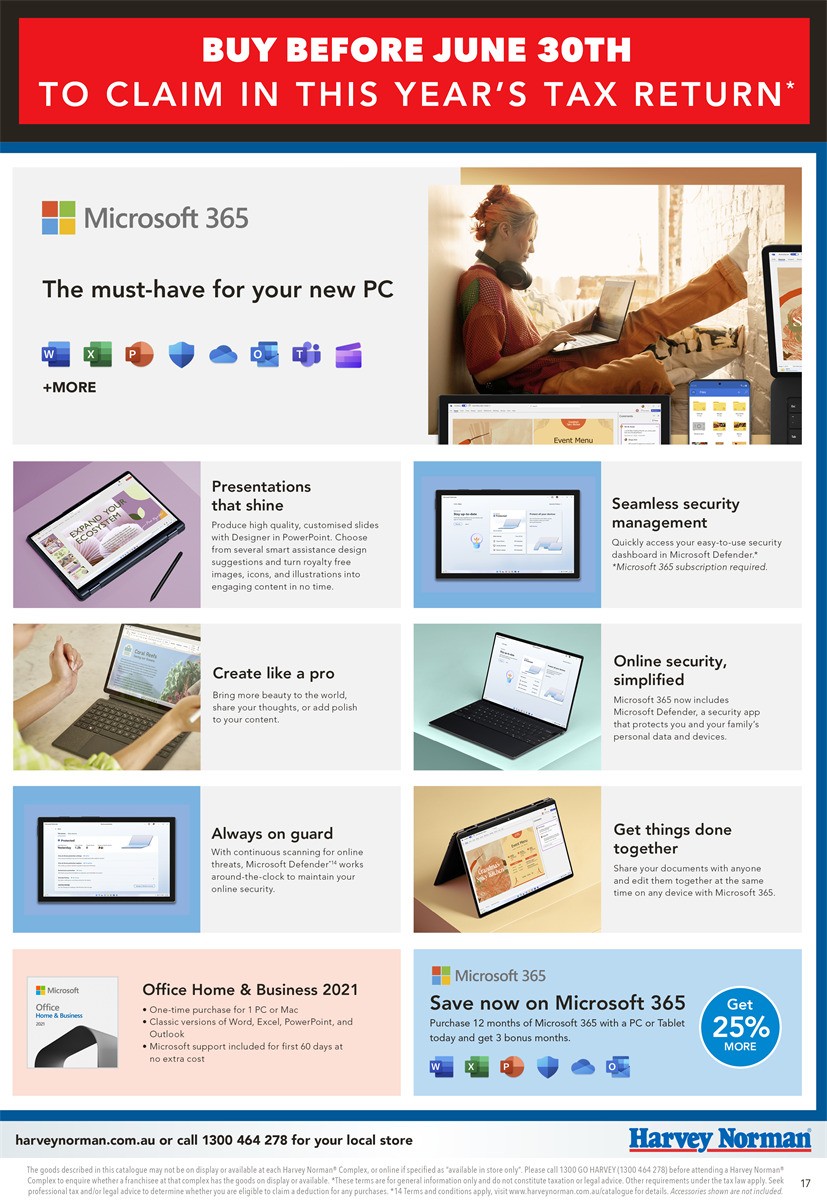 Harvey Norman Catalogues from 21 June