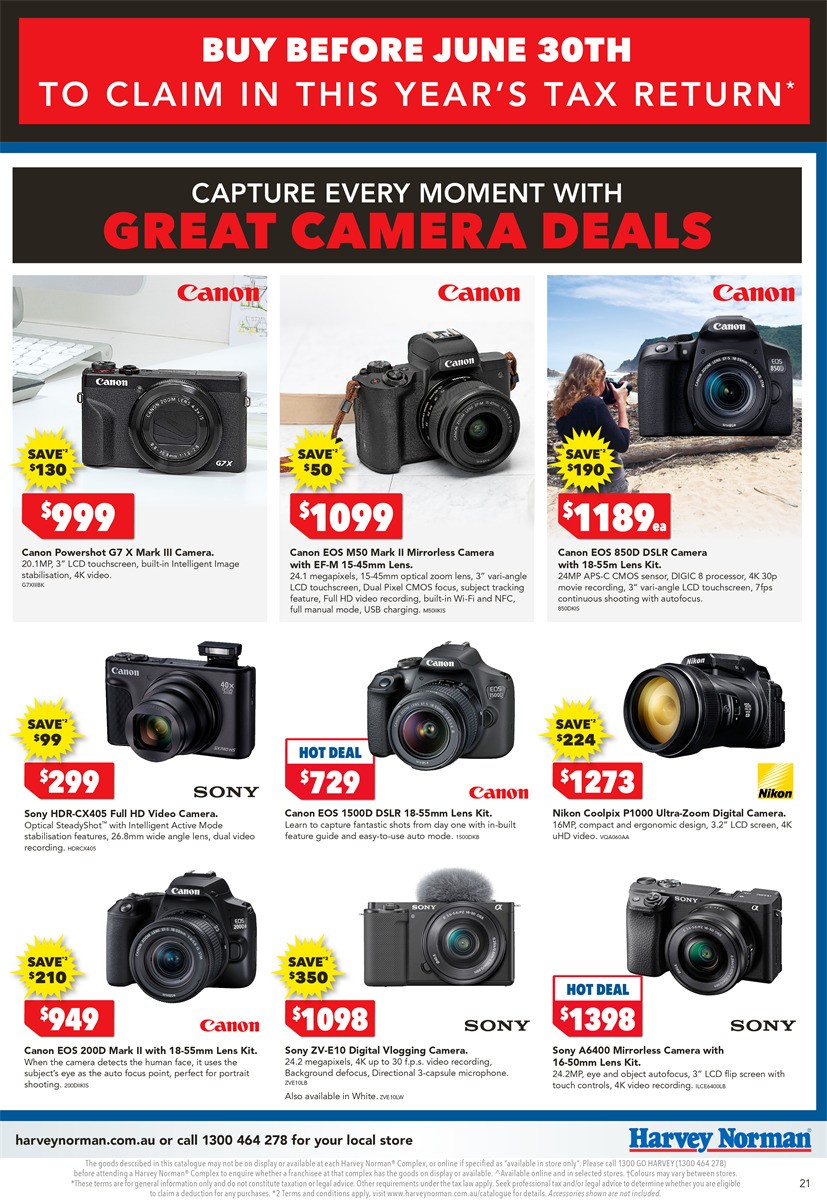 Harvey Norman Catalogues from 21 June