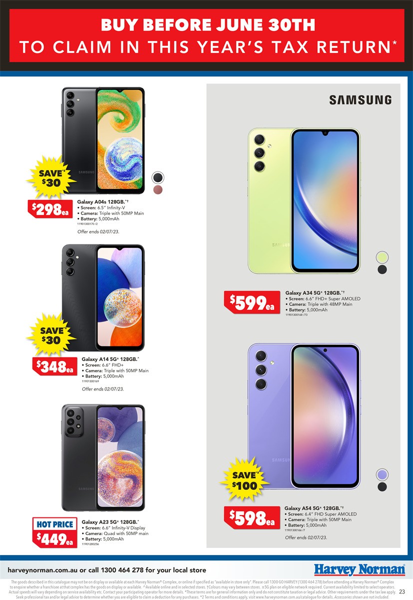 Harvey Norman Catalogues from 21 June