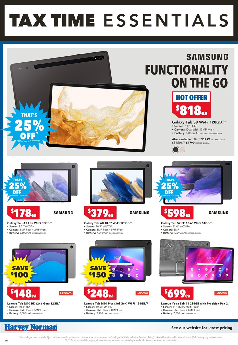 Harvey Norman Catalogues from 21 June