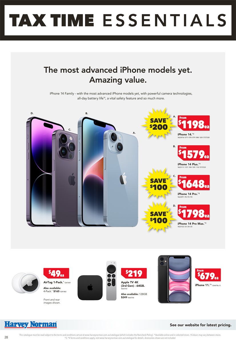 Harvey Norman Catalogues from 21 June