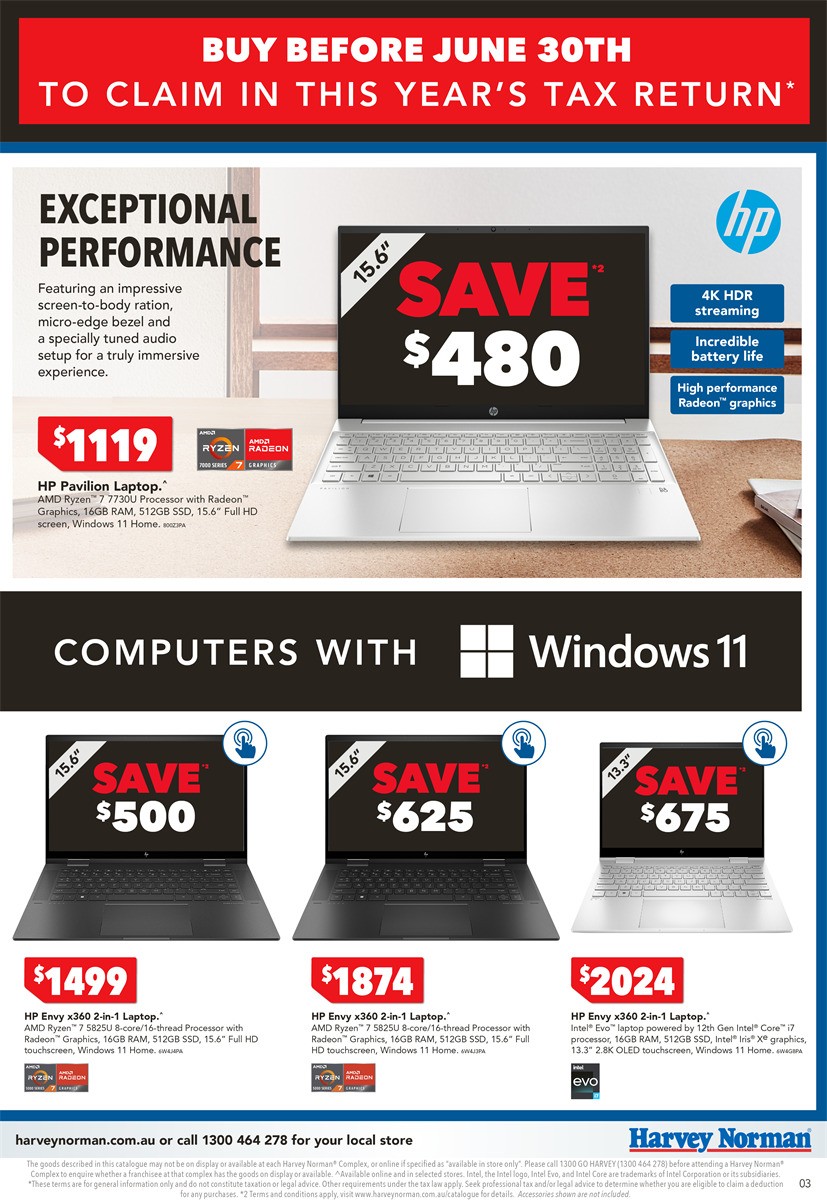 Harvey Norman Catalogues from 21 June