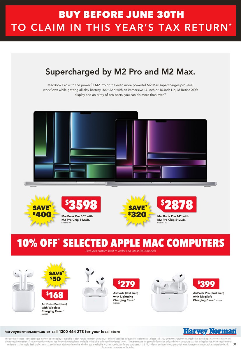 Harvey Norman Catalogues from 21 June