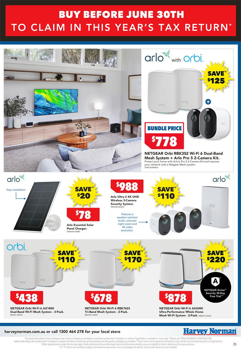 Harvey Norman Catalogues from 21 June