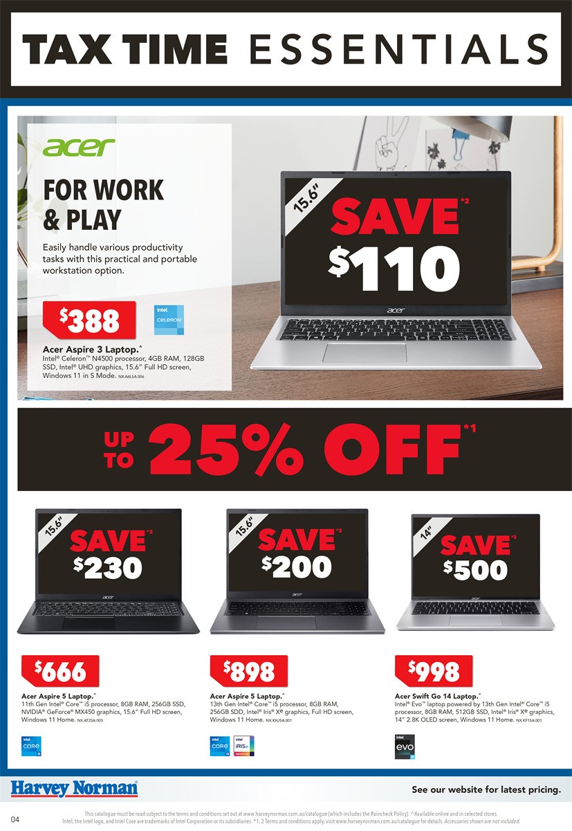 Harvey Norman Catalogues from 21 June