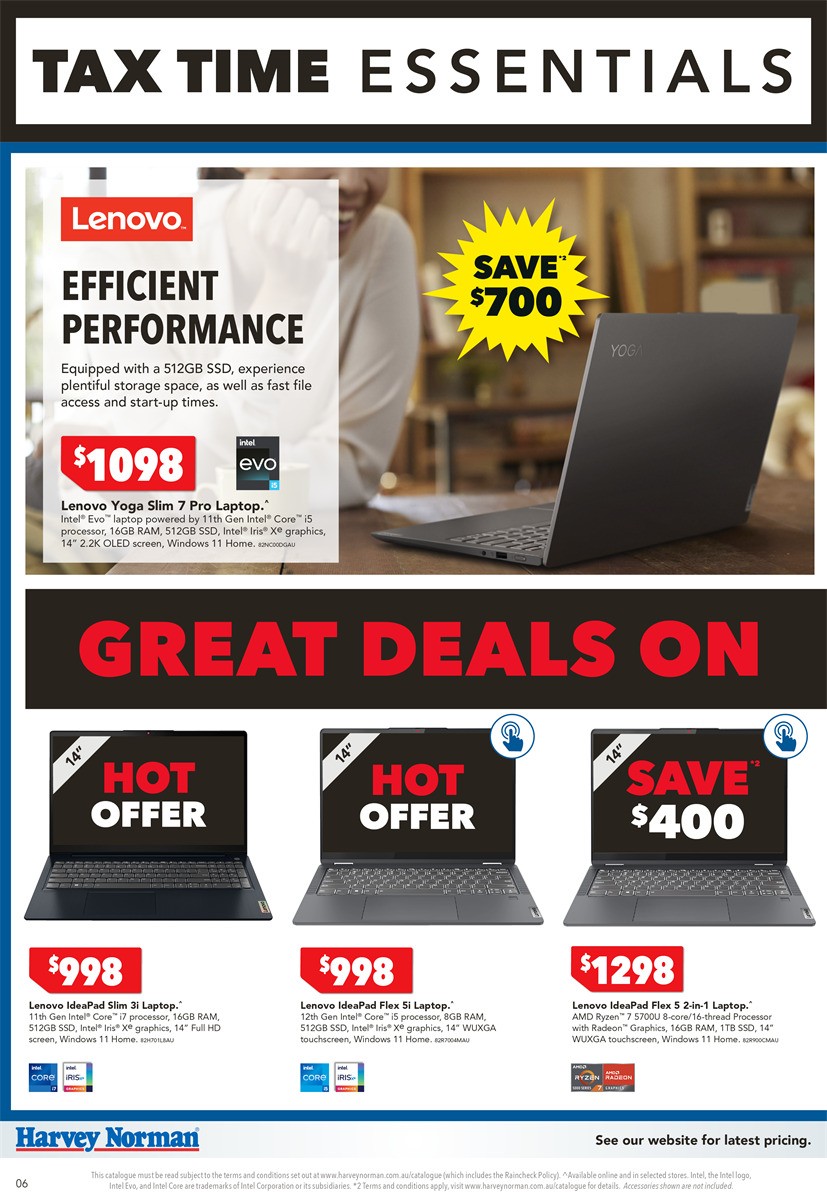Harvey Norman Catalogues from 21 June