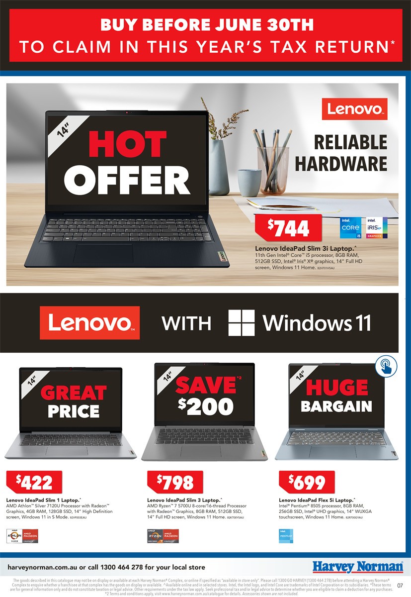 Harvey Norman Catalogues from 21 June