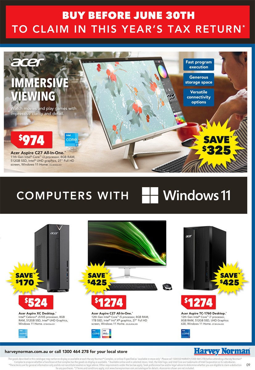 Harvey Norman Catalogues from 21 June