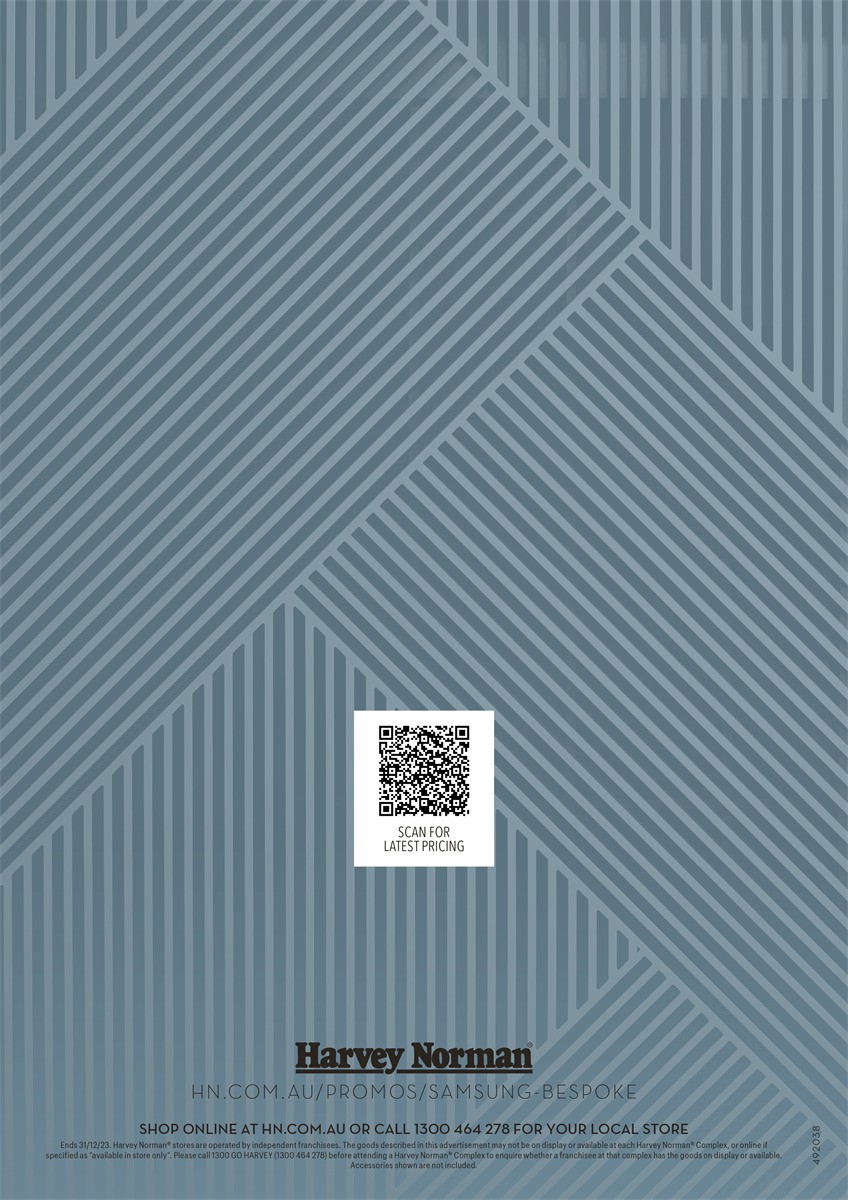 Harvey Norman Samsung - Made For You Catalogues from 15 June