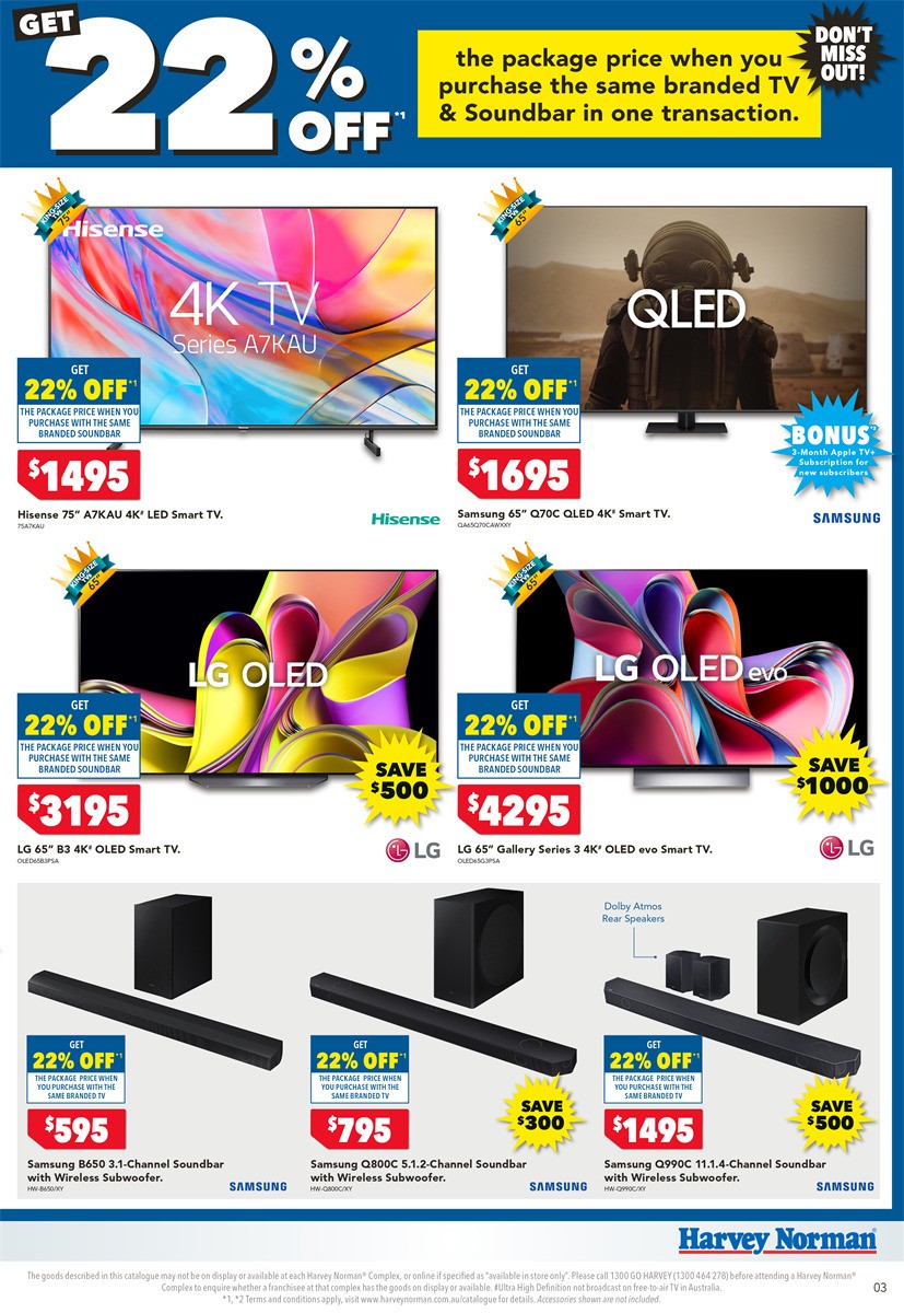 Harvey Norman Catalogues from 6 July
