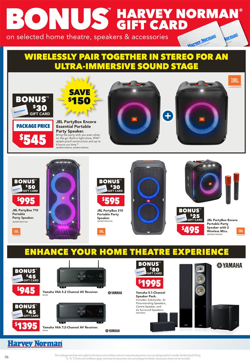 Harvey Norman Catalogues from 6 July