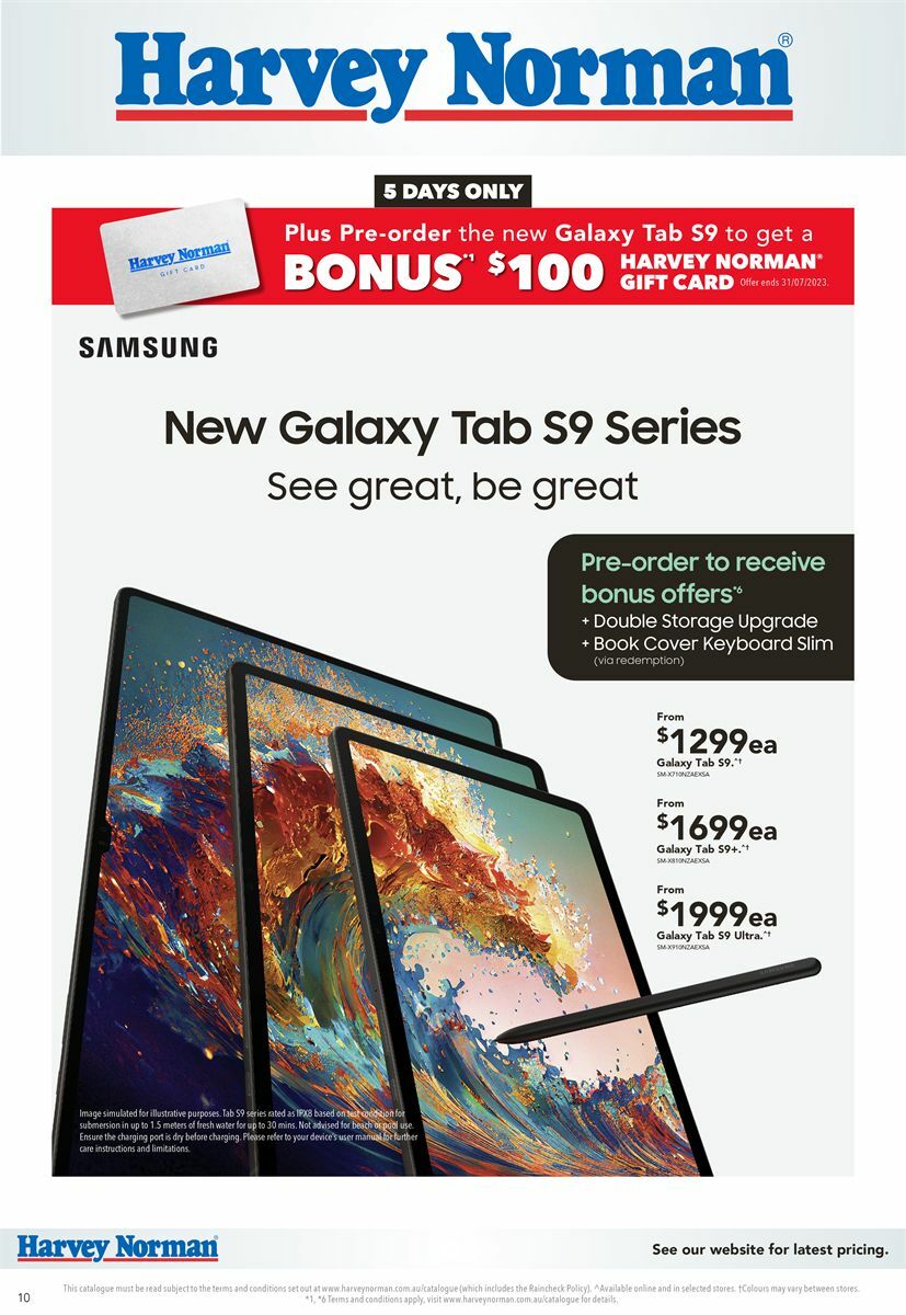 Harvey Norman Catalogues from 27 July
