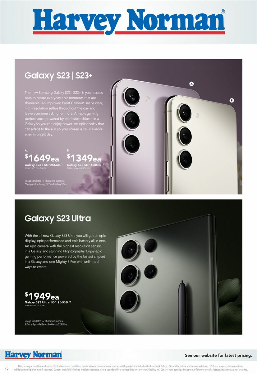 Harvey Norman Catalogues from 27 July