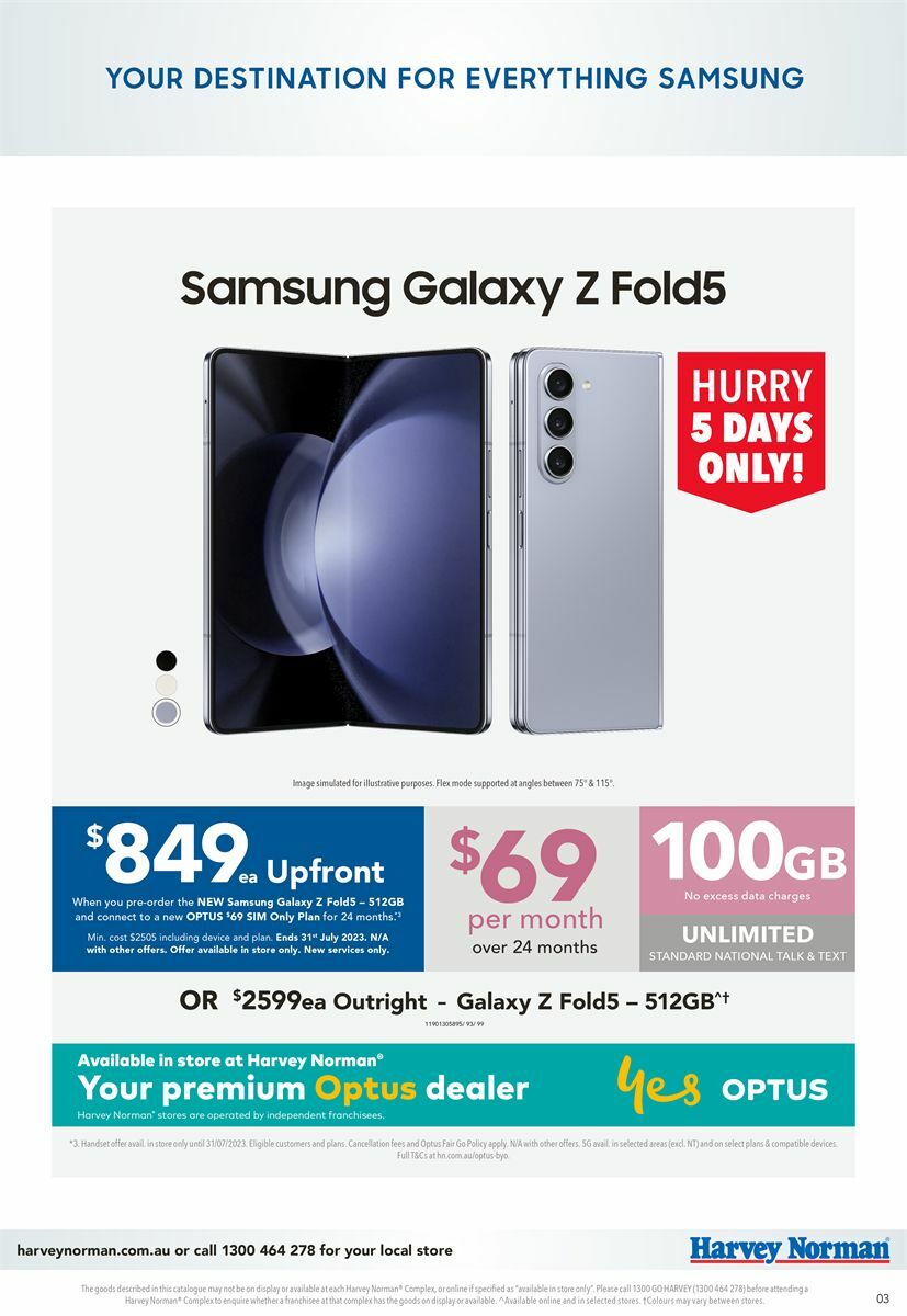 Harvey Norman Catalogues from 27 July