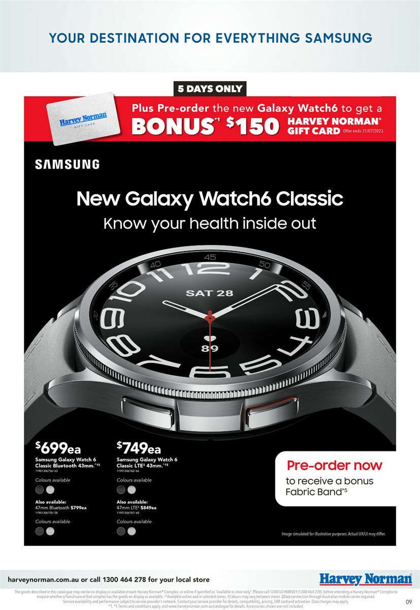 Harvey Norman Catalogues from 27 July