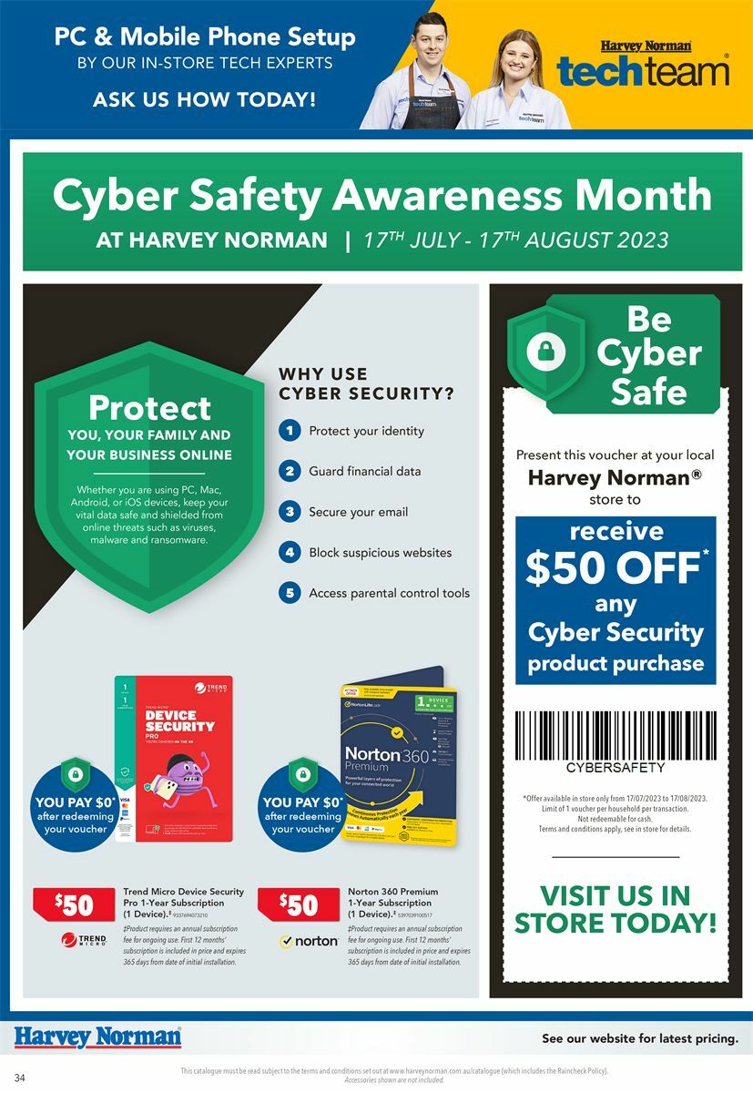 Harvey Norman Catalogues from 20 July