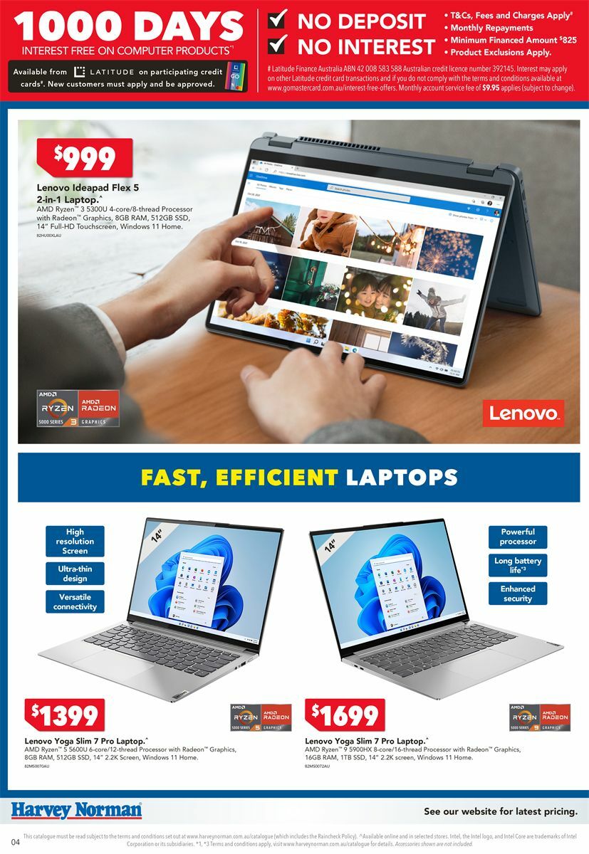 Harvey Norman Catalogues from 20 July