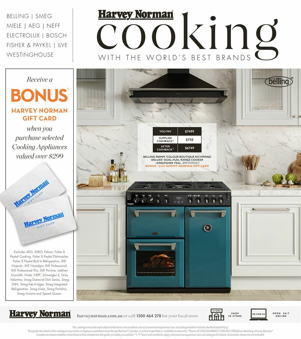 Harvey Norman Cooking Catalogue Catalogues from 1 August