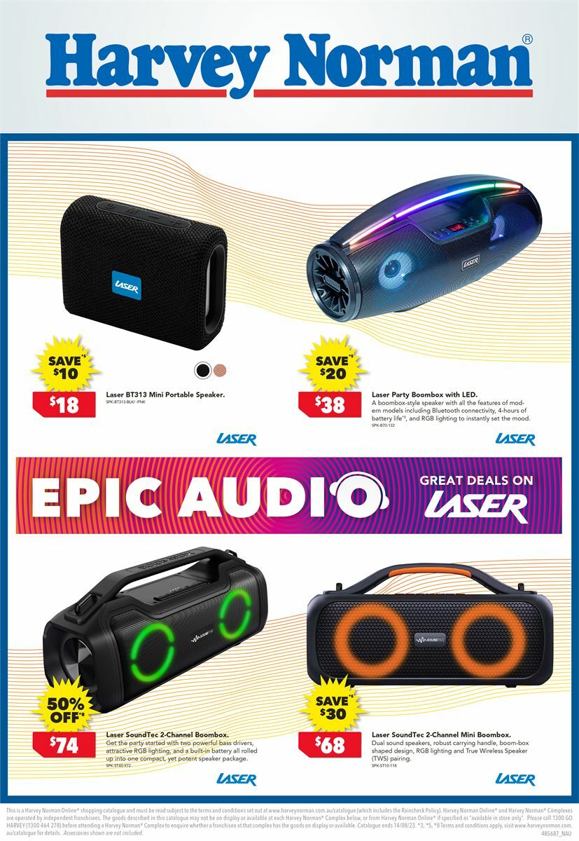 Harvey Norman Catalogues from 3 August