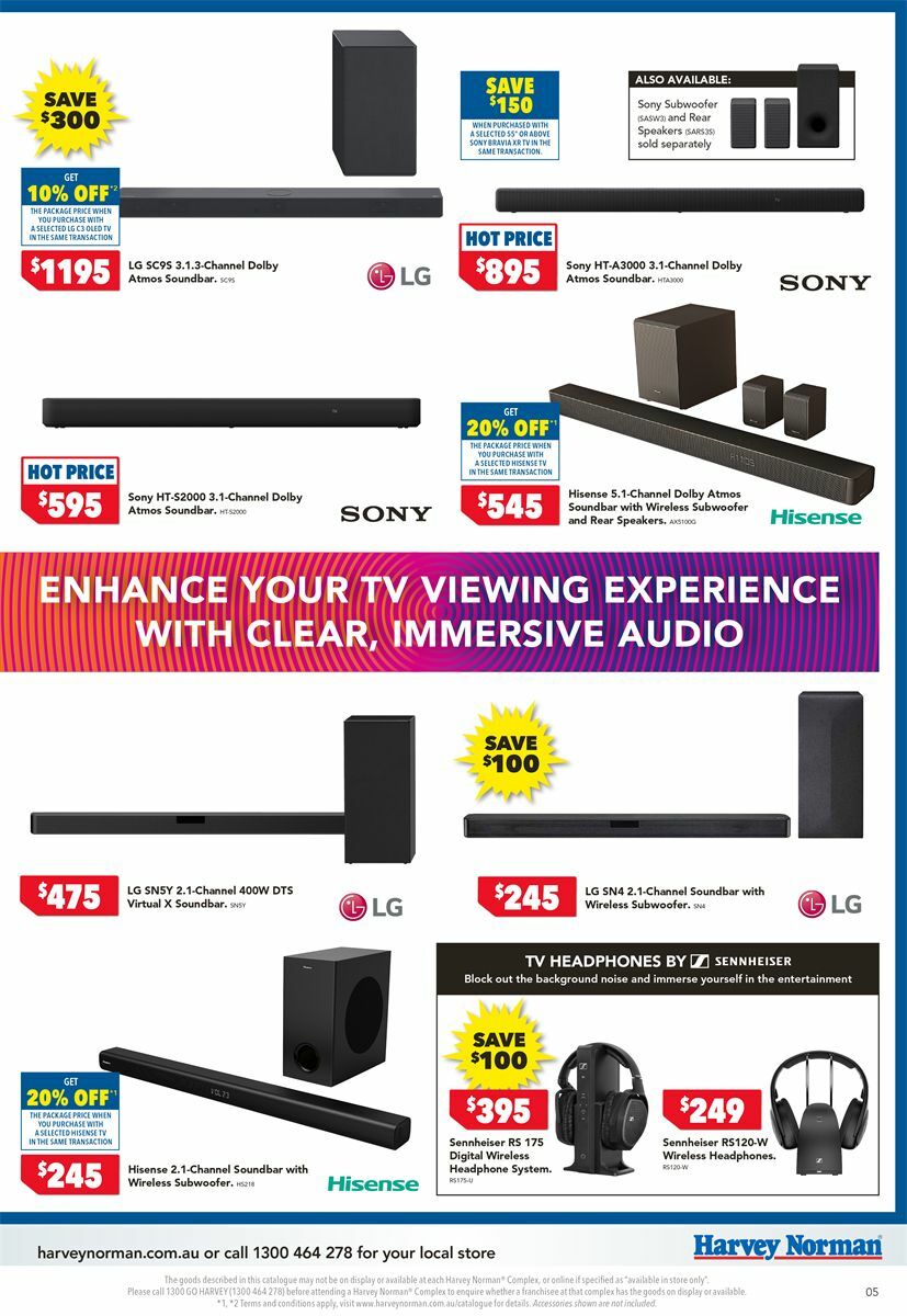 Harvey Norman Catalogues from 3 August