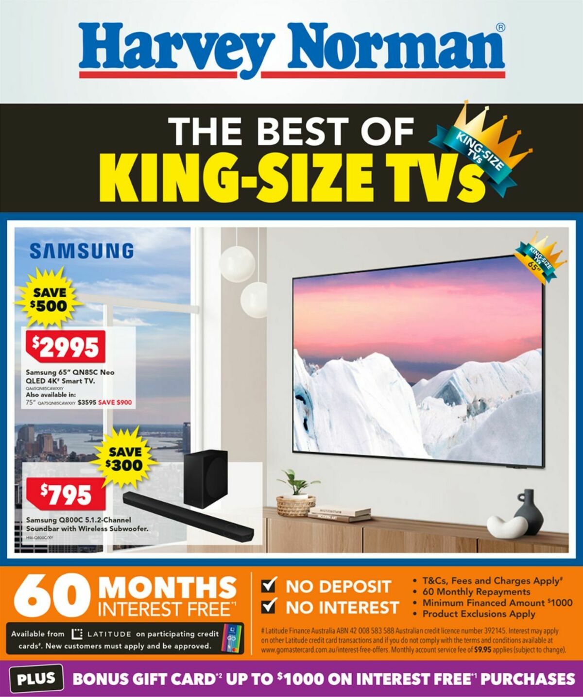 Harvey Norman Catalogues from 24 August