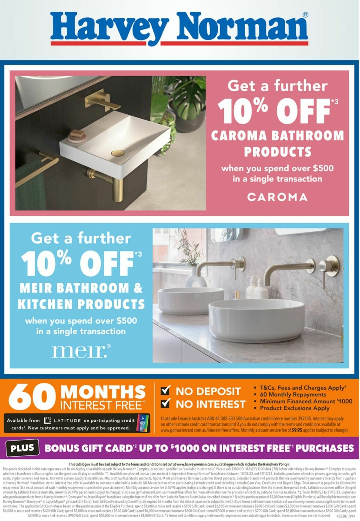 Harvey Norman Catalogues from 6 September
