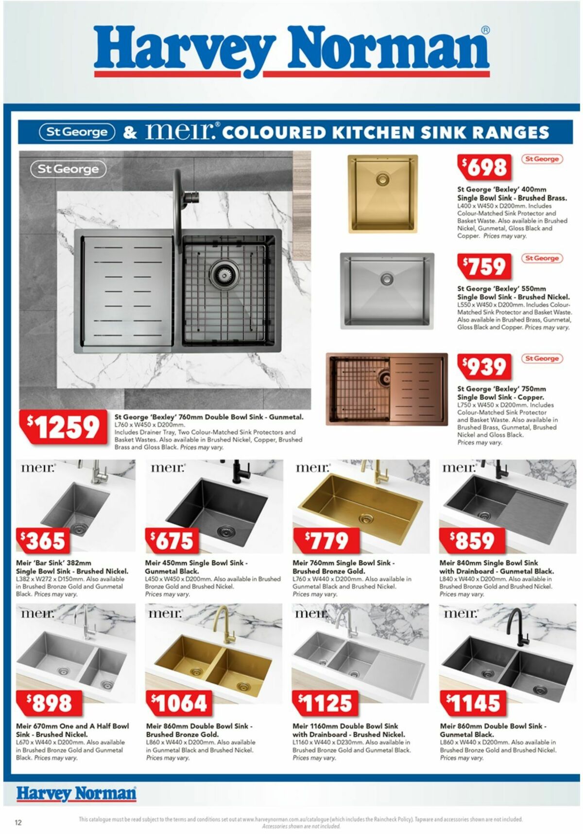 Harvey Norman October Bathrooms & Tiles Catalogues from 13 October