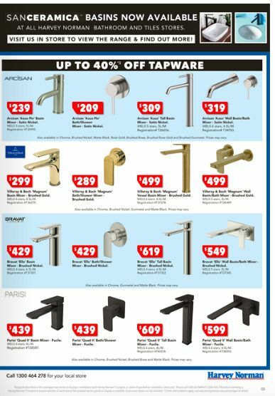 Harvey Norman Catalogues from 3 November