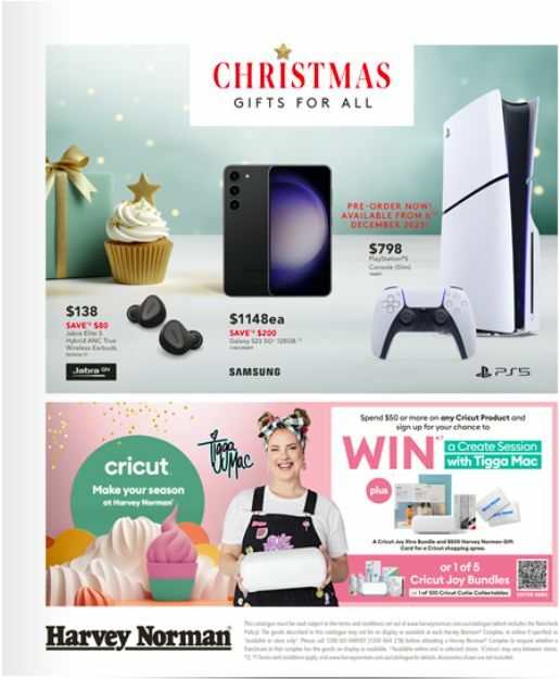 Harvey Norman Christmas Computers Catalogues from 1 December